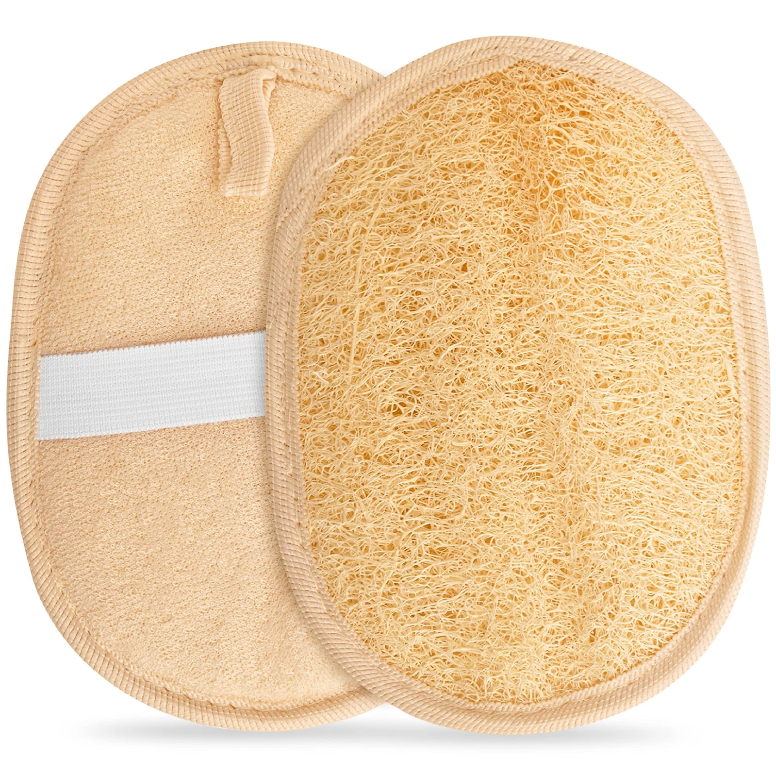 Egyptian Natural Loofah Pad Exfoliating Body Scrubber